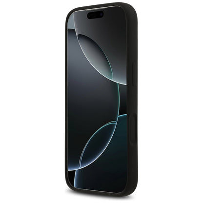 Funda para Apple iPhone 17 Pro, Guess, Big 4G Script, Negra
