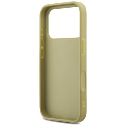 Funda para Apple iPhone 17 Pro, Guess, Fixed Glitter Big 4G, Dorada