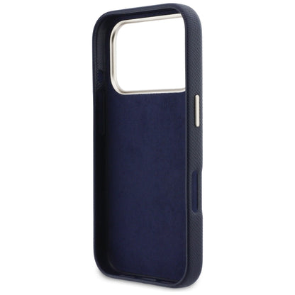 Funda para Apple iPhone 17 Pro, Guess, Resin Logo, Azul