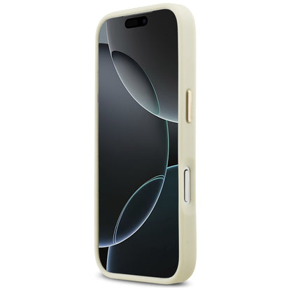 Funda para Apple iPhone 17 Pro, Karl Lagerfeld, Script Logo, Beige