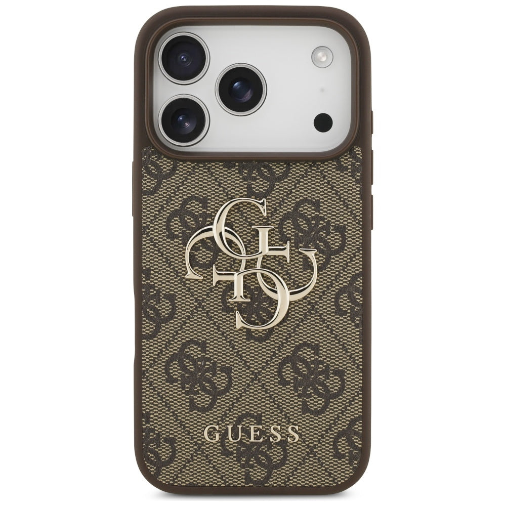 Funda para Apple iPhone 17 Pro Max, Guess, 4G Big Logo, Marrón