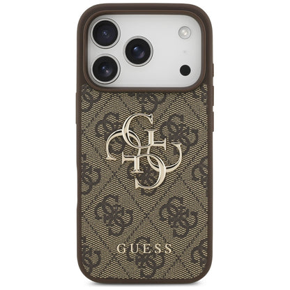 Funda para Apple iPhone 17 Pro Max, Guess, 4G Big Logo, Marrón
