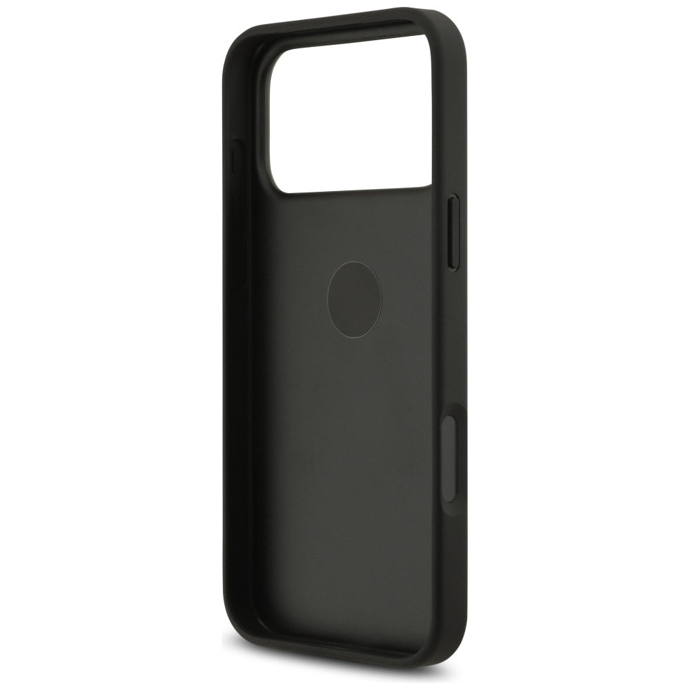 Funda para Apple iPhone 17 Pro Max, Guess, 4G Ring Stand, Negra