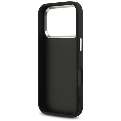 Funda para Apple iPhone 17 Pro Max, Guess, Big 4G Logo Classic, Negra Plateada