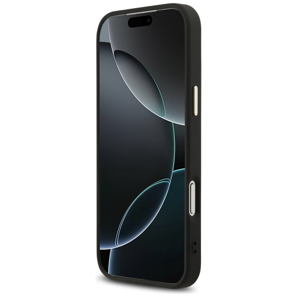 Funda para Apple iPhone 17 Pro Max, Guess, Big 4G Logo Classic, Negra Dorada