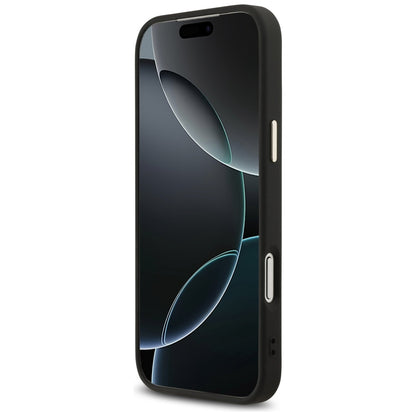 Funda para Apple iPhone 17 Pro Max, Guess, Big 4G Logo Classic, Negra Dorada