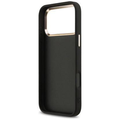 Funda para Apple iPhone 17 Pro Max, Guess, Big 4G Logo Classic, Negra Dorada