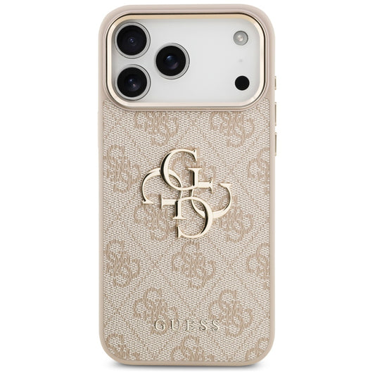 Funda para Apple iPhone 17 Pro Max, Guess, Big 4G Logo Classic, Rosa Dorado