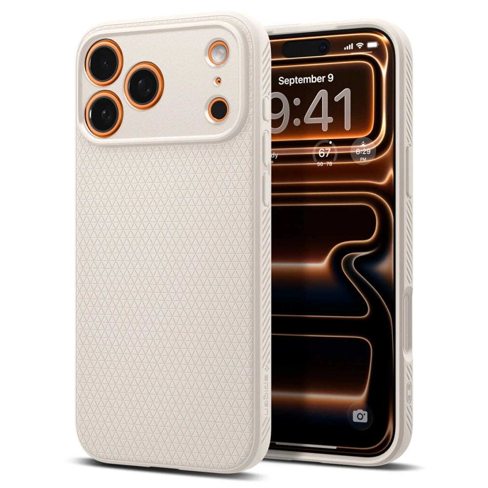 Funda para Apple iPhone 17 Pro Max, Spigen, Liquid Air, Beige