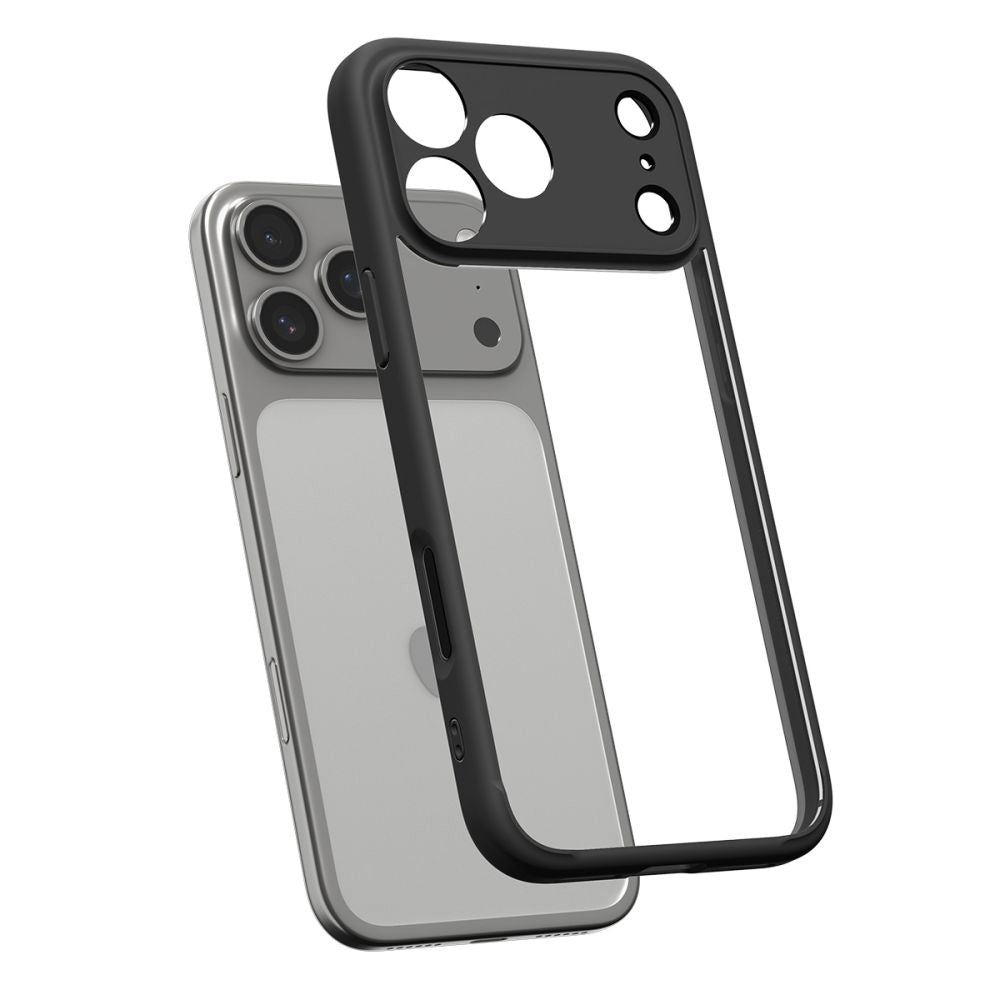 Case for Apple iPhone 17 Pro Max, Spigen, Ultra Hybrid, Matte Black