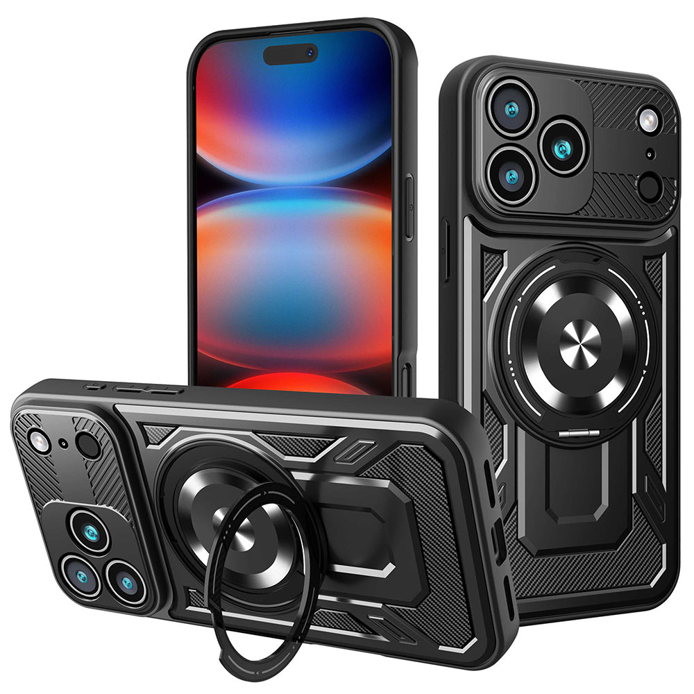 Funda para Apple iPhone 17 Pro Max, Techsuit, RuggedCam, Negra