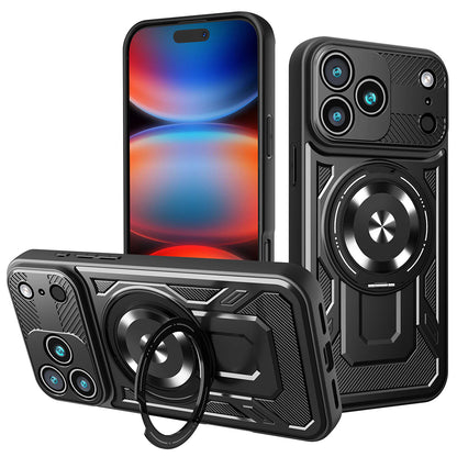 Funda para Apple iPhone 17 Pro Max, Techsuit, RuggedCam, Negra
