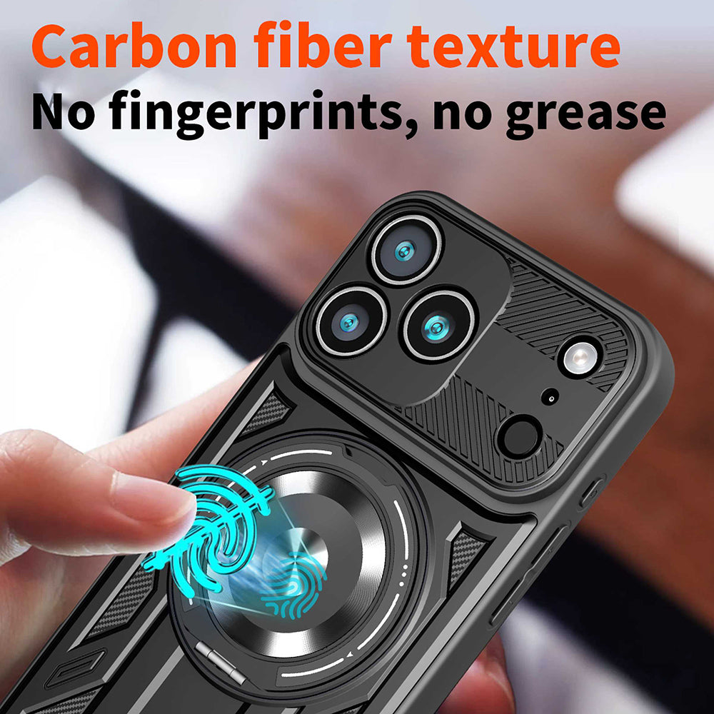 Funda para Apple iPhone 17 Pro Max, Techsuit, RuggedCam, Negra