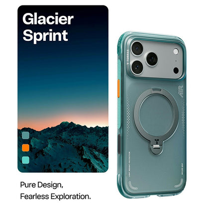 Funda para Apple iPhone 17 Pro Max, Torras, Ostand Spin Air, Verde