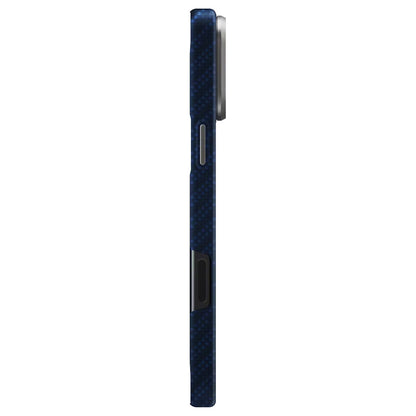 Funda MagSafe para Apple iPhone 17 Pro Max, UNIQ, Keva MagClick, Azul Marino.