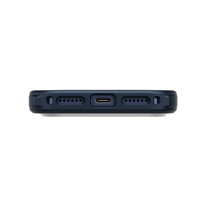 Funda MagSafe para Apple iPhone 17 Pro Max, UNIQ, Keva MagClick, Azul Marino.