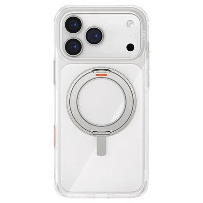 Funda para Apple iPhone 17 Pro Max, UNIQ, Swivix, Plateada.