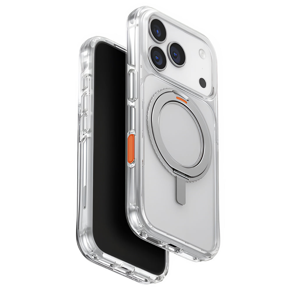 Funda para Apple iPhone 17 Pro Max, UNIQ, Swivix, Plateada.