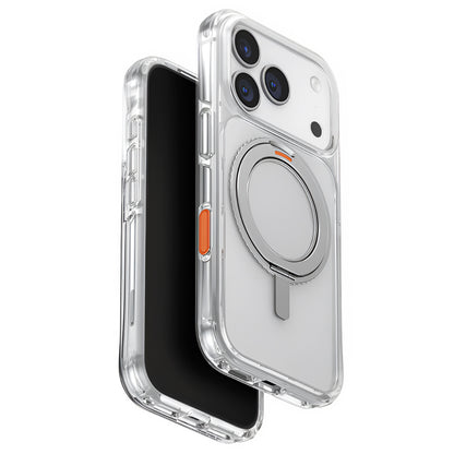 Funda para Apple iPhone 17 Pro Max, UNIQ, Swivix, Plateada.