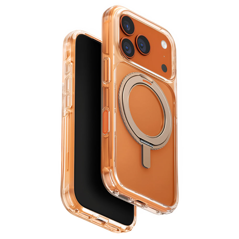 Funda para Apple iPhone 17 Pro Max, UNIQ, Swivix, Dorada.