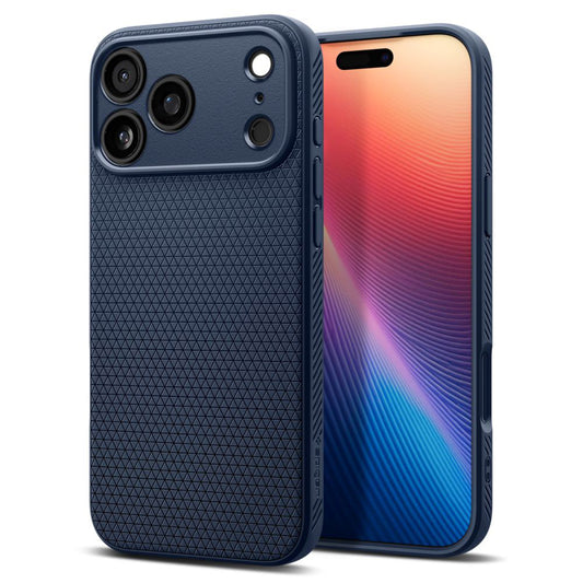 Funda para Apple iPhone 17 Pro, Spigen, Liquid Air, Azul Marino