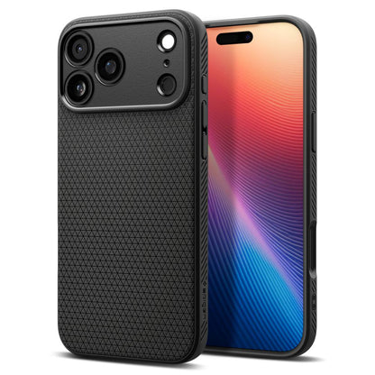 Funda para Apple iPhone 17 Pro, Spigen, Liquid Air, Negra Mate