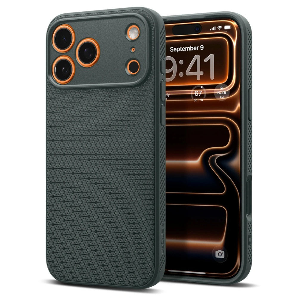 Funda para Apple iPhone 17 Pro, Spigen, Liquid Air, Verde ACS10333