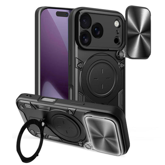 Funda para Apple iPhone 17 Pro, Techsuit, CamGuard Pro, Negra