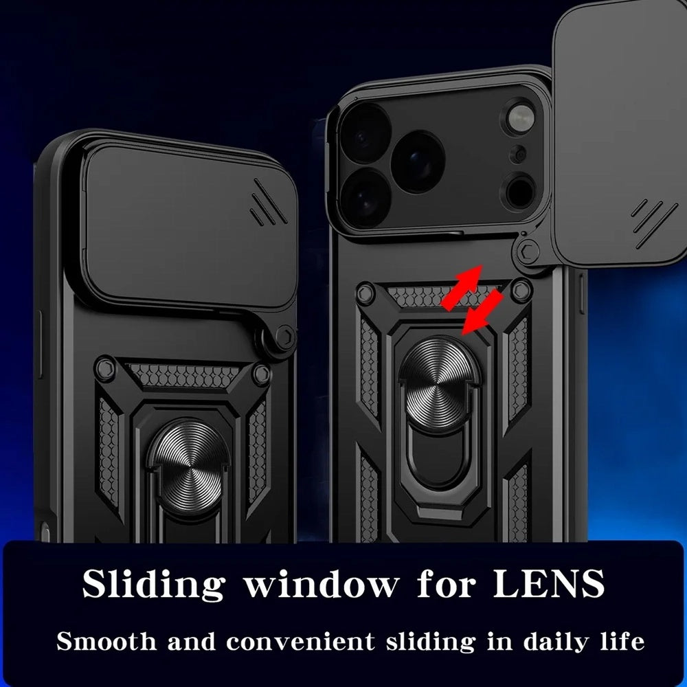 Funda para Apple iPhone 17 Pro, Techsuit, CamShield, Azul