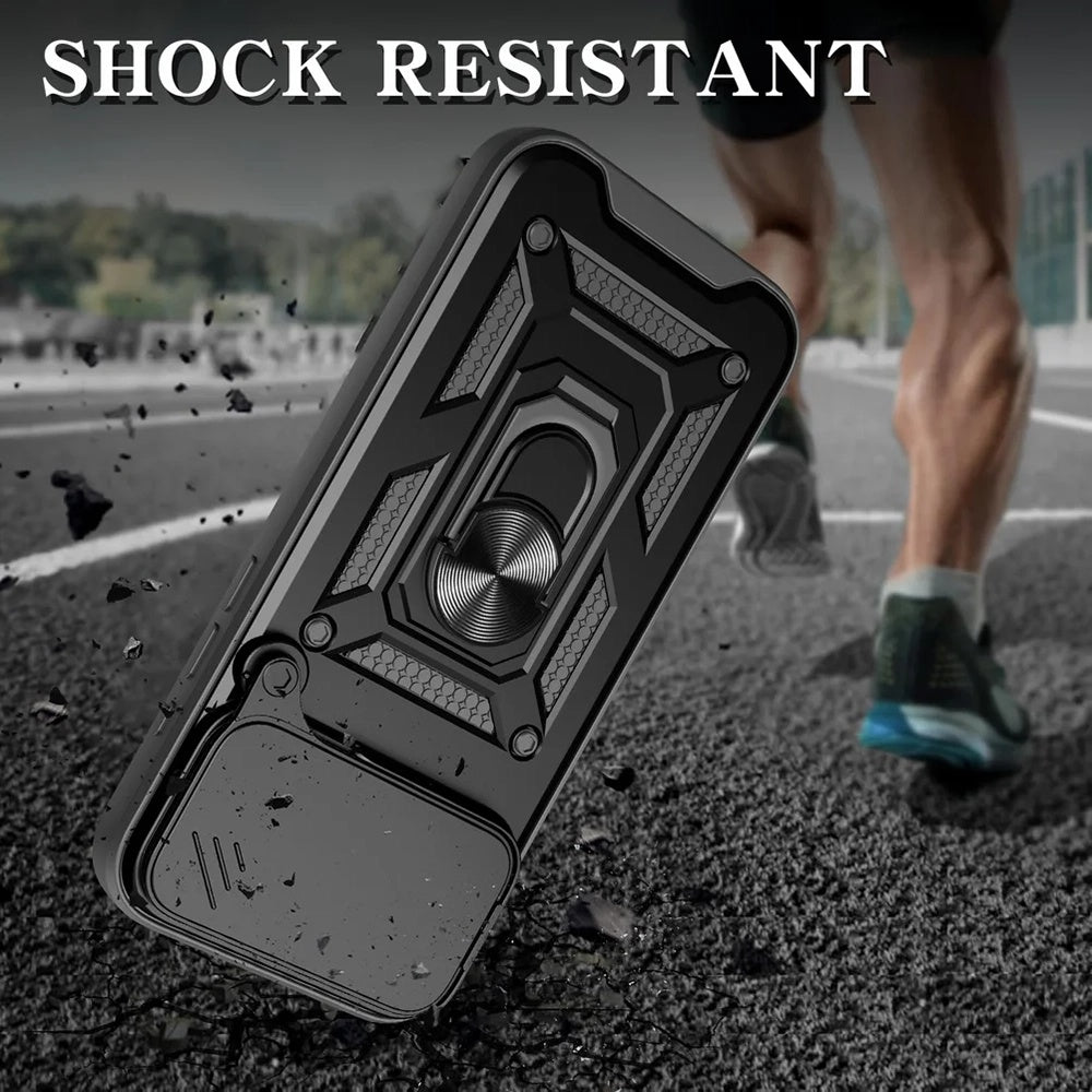 Funda para Apple iPhone 17 Pro, Techsuit, CamShield, Negra