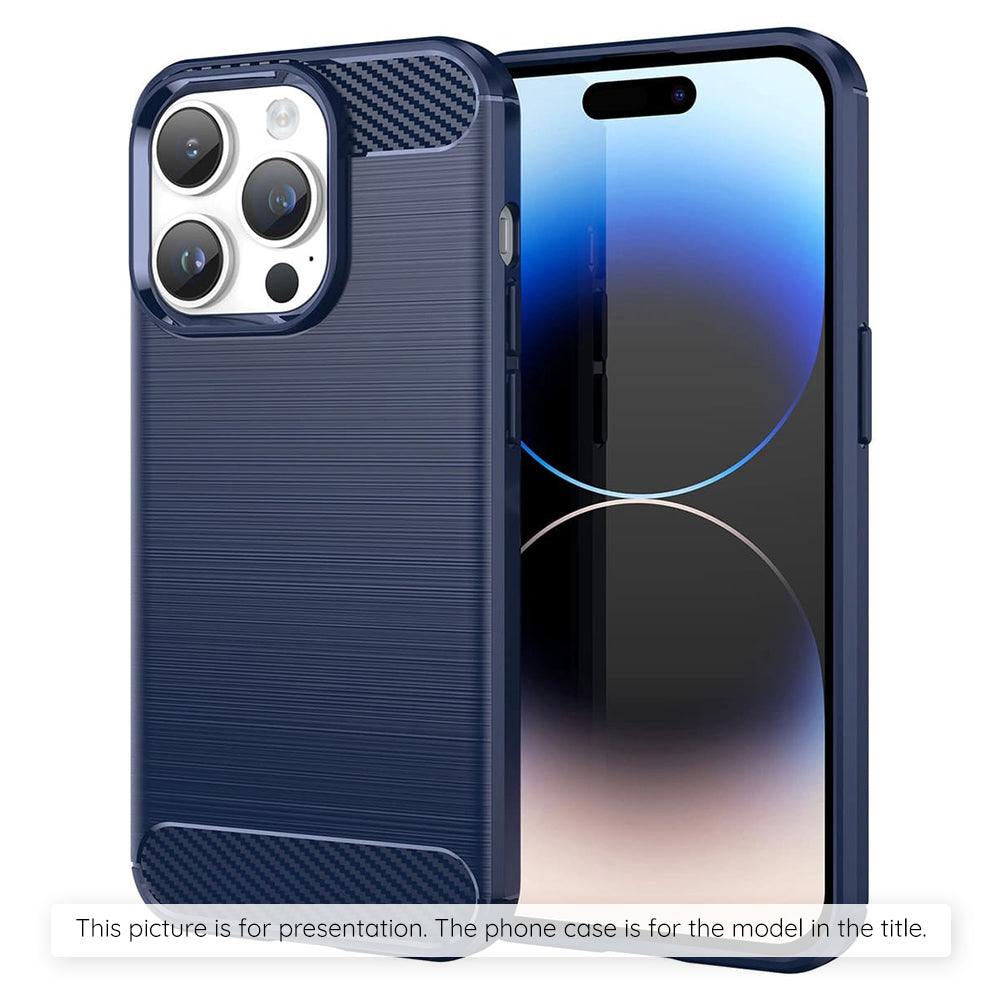 Funda para Apple iPhone 17 Pro, Techsuit, Carbono, Azul