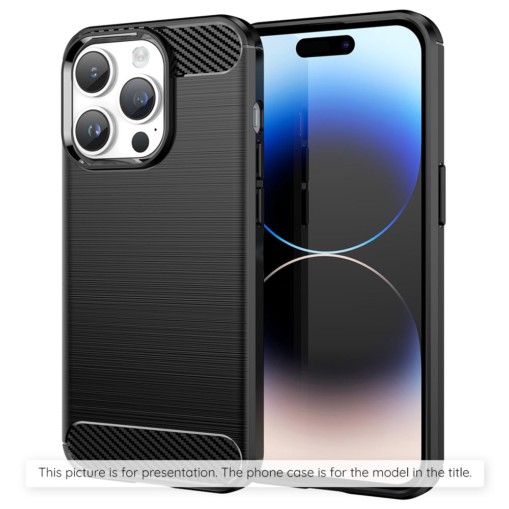 Funda para Apple iPhone 17 Pro, Techsuit, Carbono, Negra