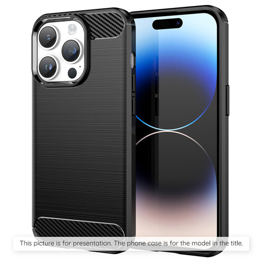 Funda para Apple iPhone 17 Pro, Techsuit, Carbono, Negra