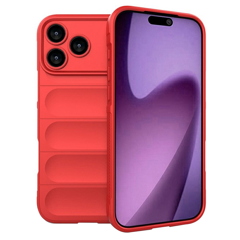 Funda para Apple iPhone 17 Pro, Techsuit, Magic Shield, Roja