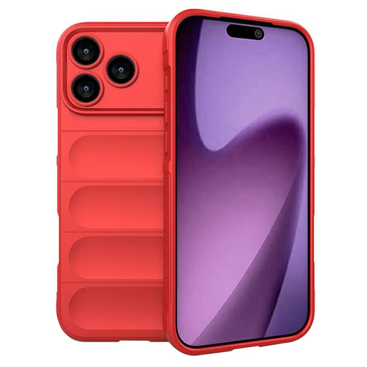 Funda para Apple iPhone 17 Pro, Techsuit, Magic Shield, Roja