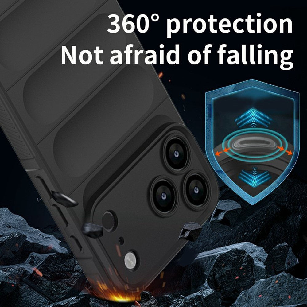 Funda para Apple iPhone 17 Pro, Techsuit, Magic Shield, Roja