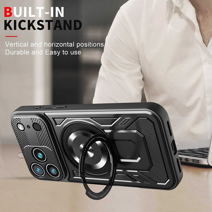 Funda para Apple iPhone 17 Pro, Techsuit, RuggedCam, Negra