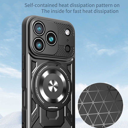 Funda para Apple iPhone 17 Pro, Techsuit, RuggedCam, Negra