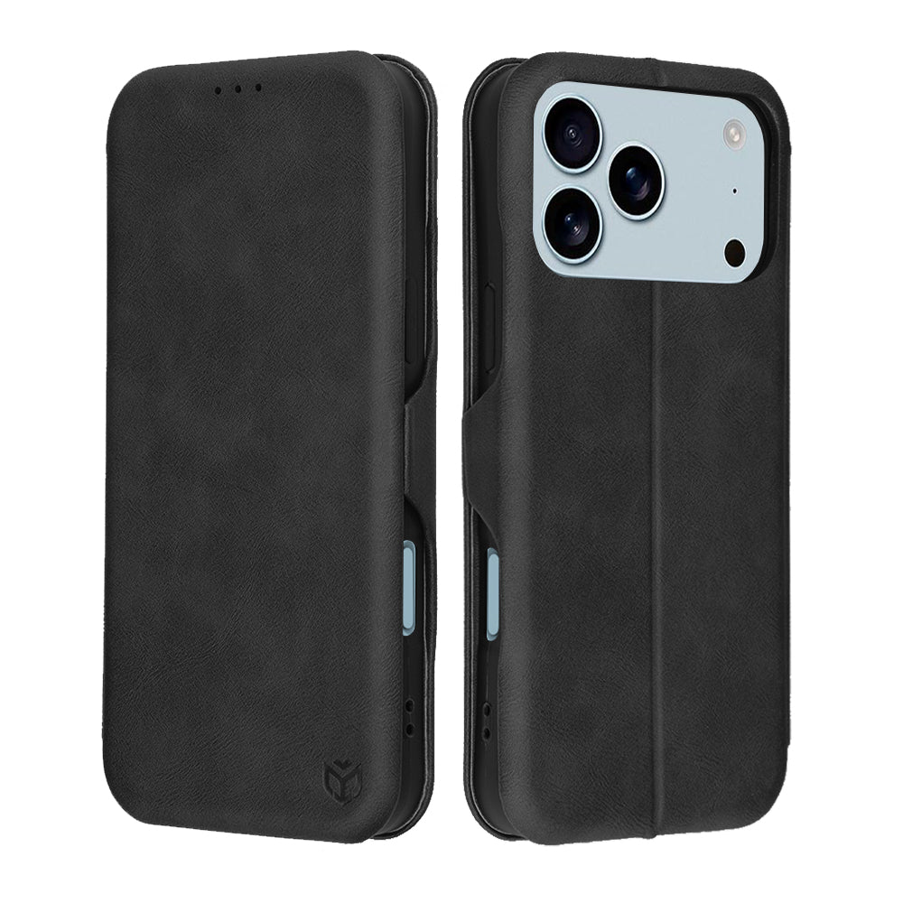 Funda para Apple iPhone 17 Pro, Techsuit, Safe Wallet Plus, Negra