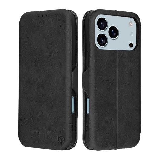 Funda para Apple iPhone 17 Pro, Techsuit, Safe Wallet Plus, Negra