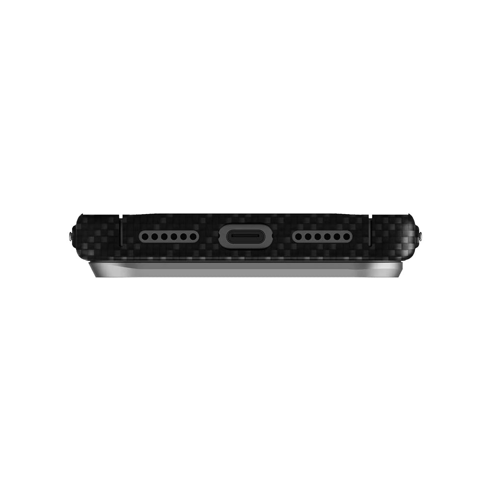 Funda MagSafe para Apple iPhone 17 Pro, UNIQ, Keva MagClick, Gris Oscuro