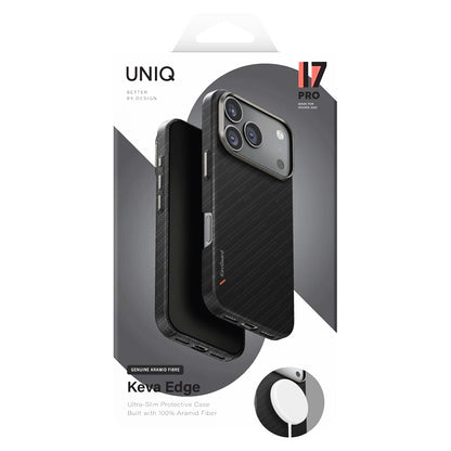 Funda MagSafe para Apple iPhone 17 Pro, UNIQ, Keva MagClick, Negra