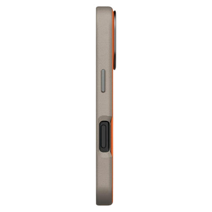 Funda para Apple iPhone 17 Pro, UNIQ, Lyden Leatherette, Beige Naranja