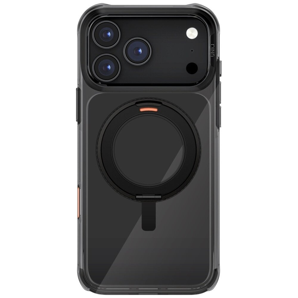 Funda para Apple iPhone 17 Pro, UNIQ, Swivix, Negra
