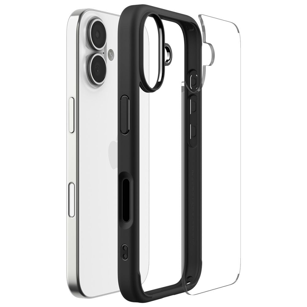 Funda para Apple iPhone 17, Spigen, Ultra Hybrid, Negra Mate