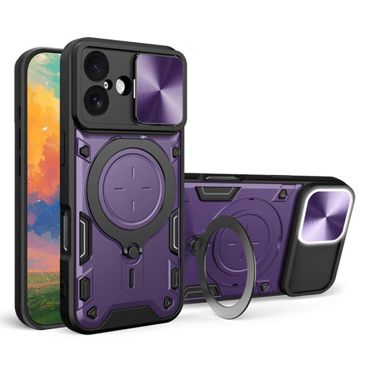 Funda para Apple iPhone 17, Techsuit, CamGuard Pro, Morado