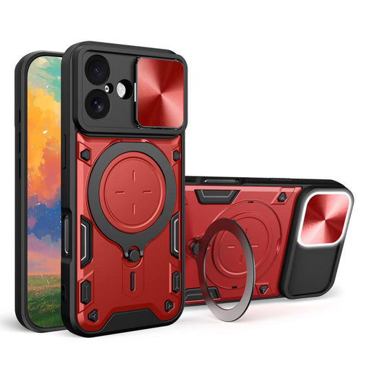 Funda para Apple iPhone 17, Techsuit, CamGuard Pro, Roja