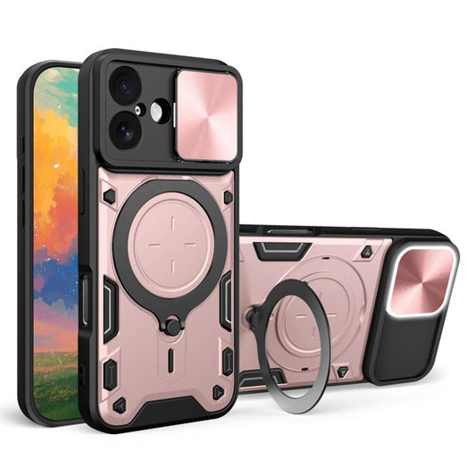 Funda para Apple iPhone 17, Techsuit, CamGuard Pro, Rosa Dorado