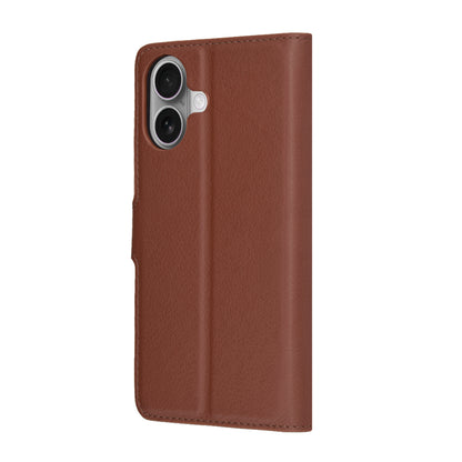 Funda para Apple iPhone 17, Techsuit, Leather Folio, Marrón