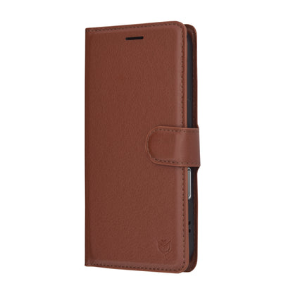 Funda para Apple iPhone 17, Techsuit, Leather Folio, Marrón